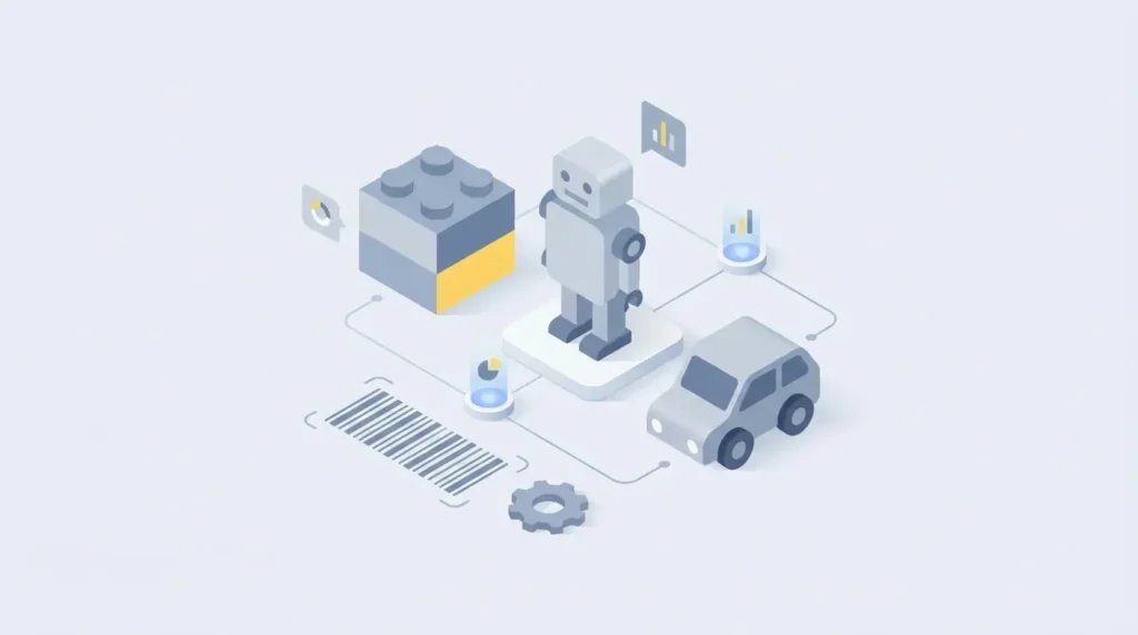 Иллюстрация: Коды маркировки игрушек: структура GS1, Data Matrix и роли при импорте